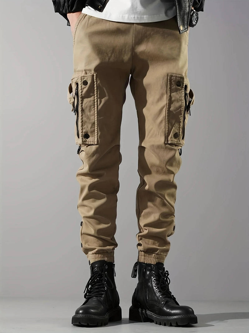 Men's Cargo Jogger Pants With Multi Pocket