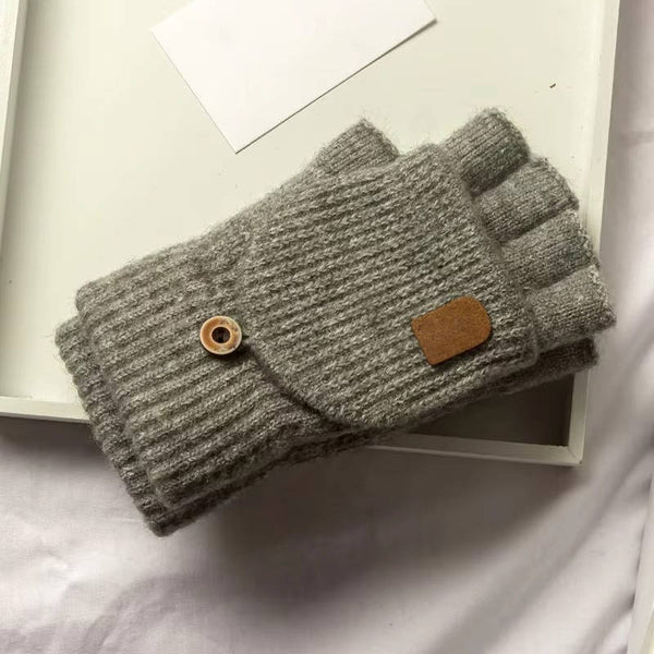 Knitted Fingerless Gloves