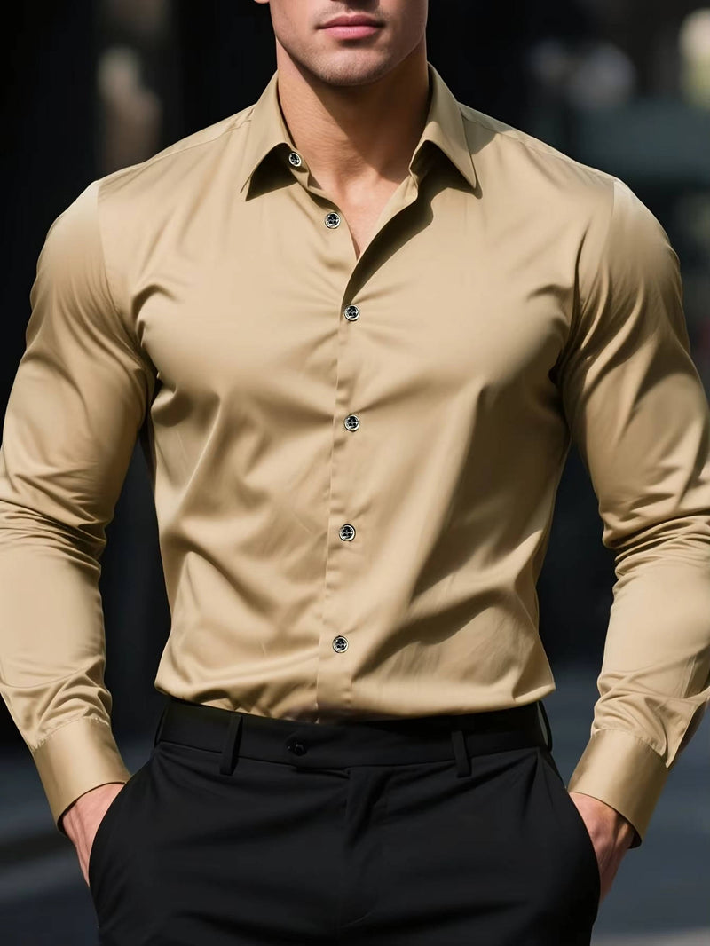 Button Down Shirt For Men With Cuffs