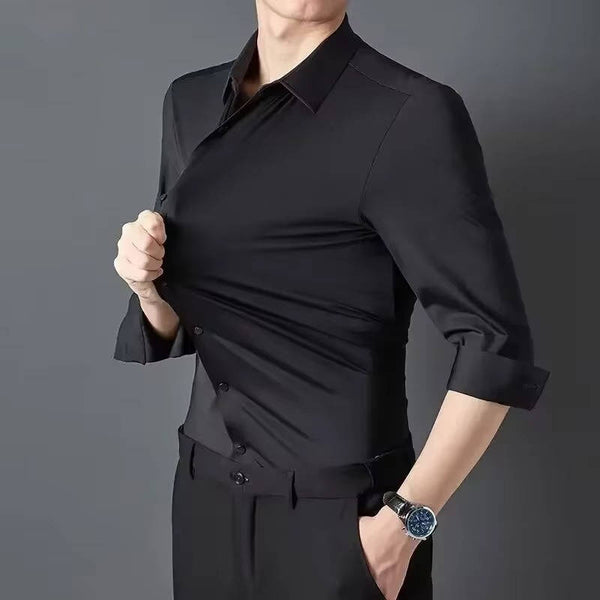 Men's Ultra Stretch Shirt Long Sleeve Winkle Free