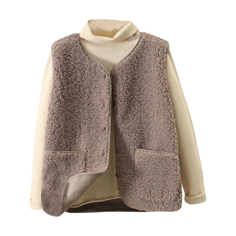 Womens Sherpa Vest