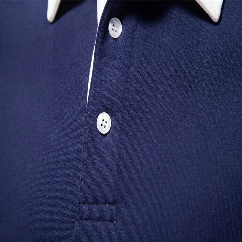 Mens Long Sleeve Polo Shirt