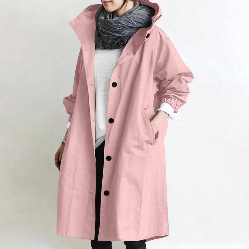 Oversized Women's Waterproof Trench Coat