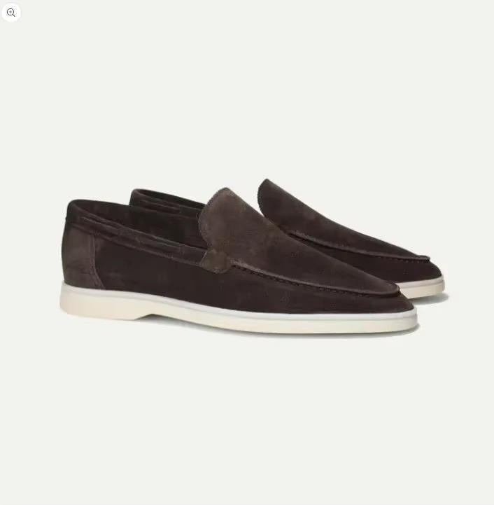 Men's Suede Yacht Loafers