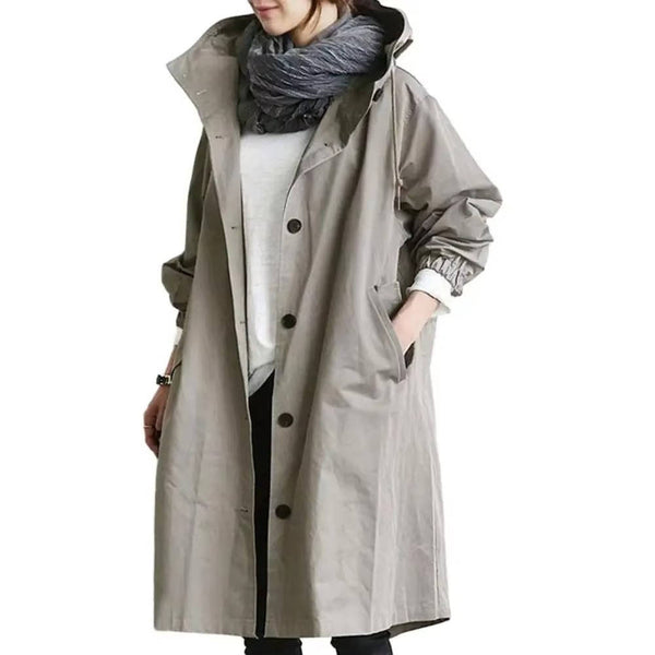 Oversized Women's Waterproof Trench Coat