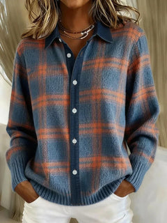 Longline Button Front Cardigan with Extended Hip Coverage