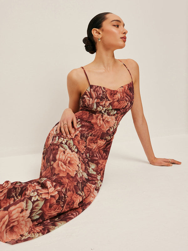 Floral Chiffon Cami Dress