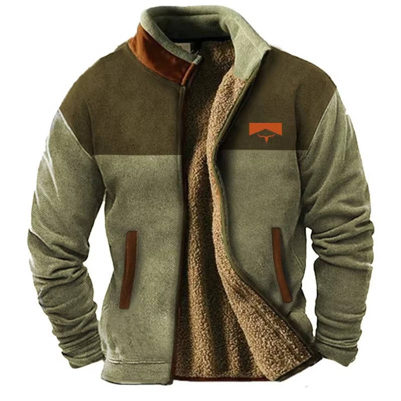 Men's Western Aztec Fleece Jacket