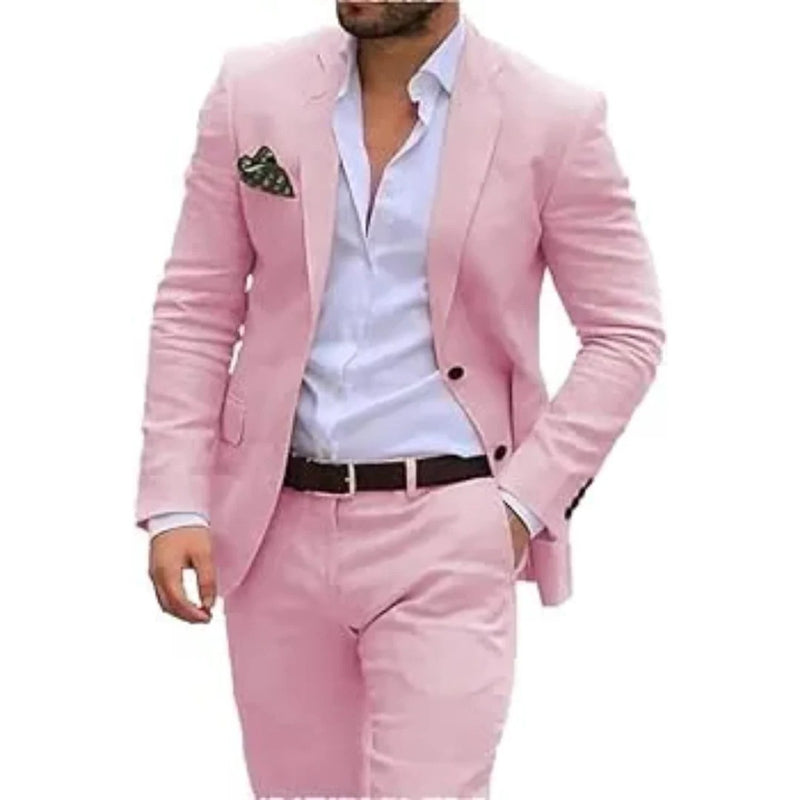 Two-piece men's summer suit
