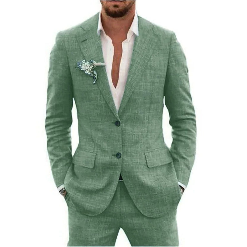 Two-piece men's summer suit