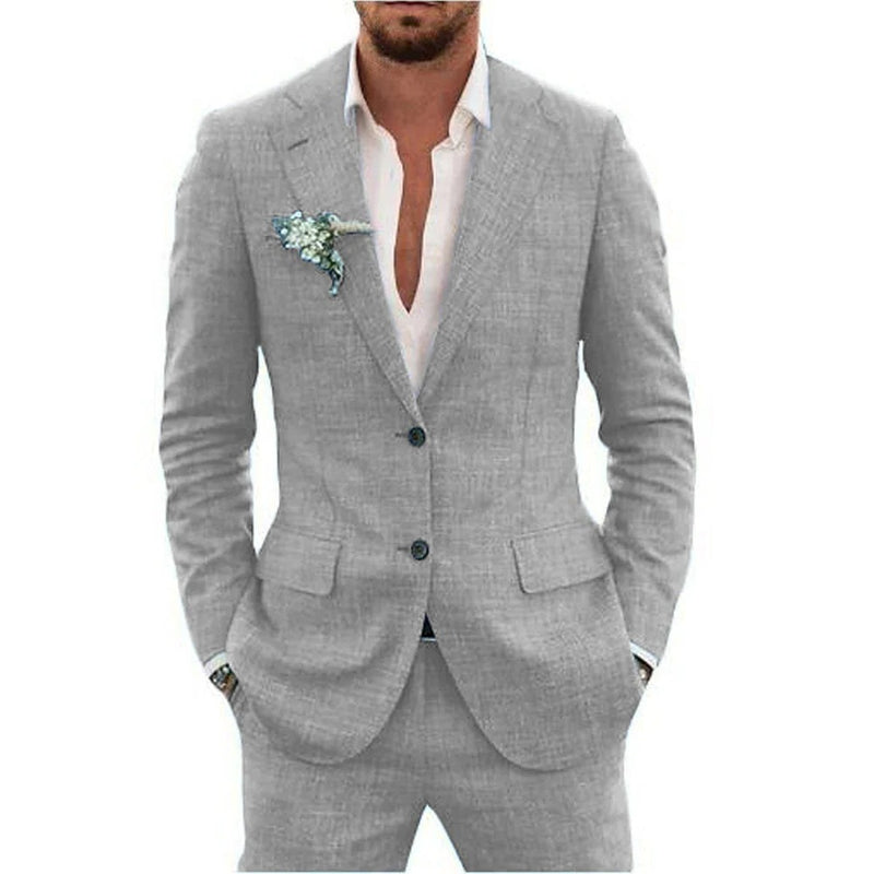 Two-piece men's summer suit