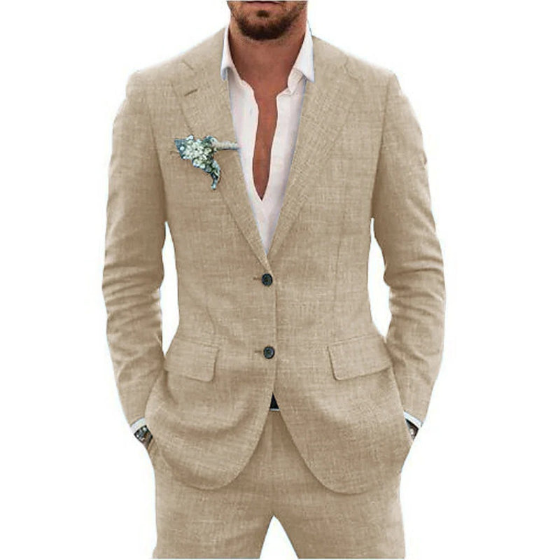 Two-piece men's summer suit