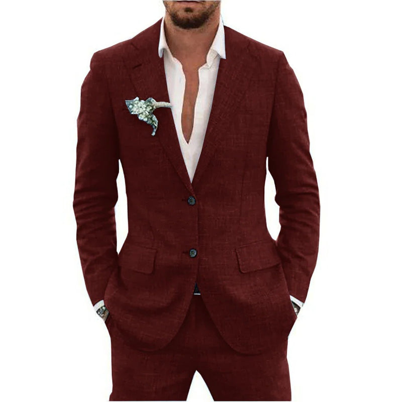 Two-piece men's summer suit