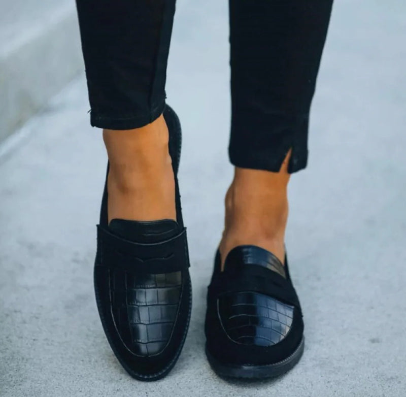 Black evening shoes