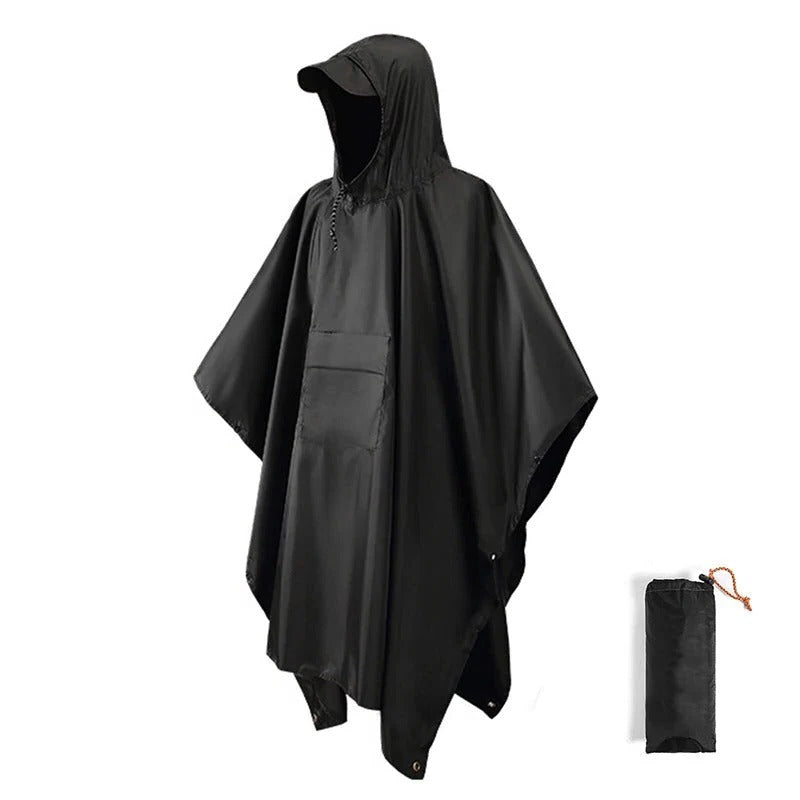 Waterproof Poncho Jacket for Outdoor Use