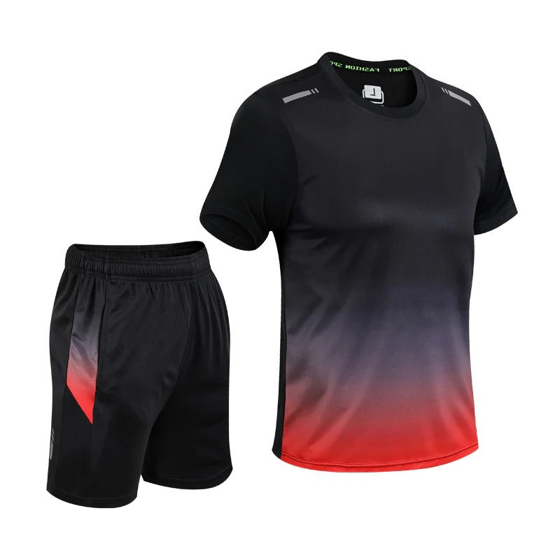 Men’s Sportswear Set with Gradient Design