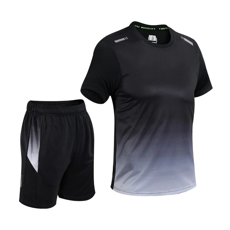 Men’s Sportswear Set with Gradient Design