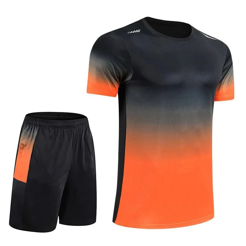 Men’s Sportswear Set with Gradient Design