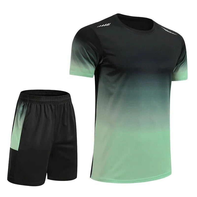 Men’s Sportswear Set with Gradient Design
