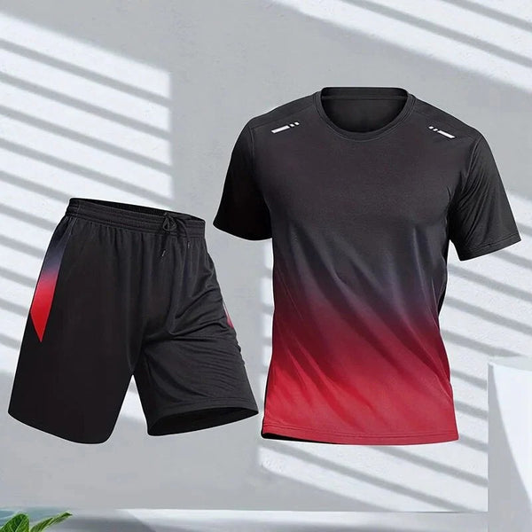 Men’s Sportswear Set with Gradient Design
