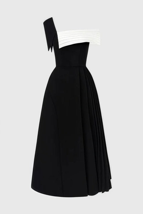 Women’s One Shoulder Midi Dress