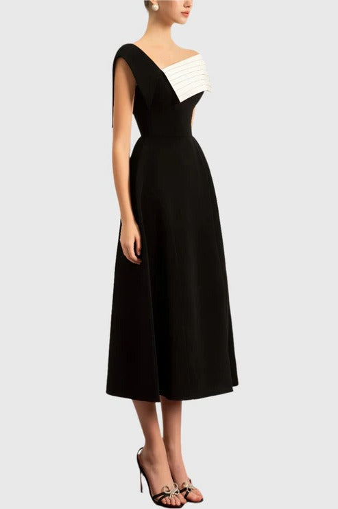 Women’s One Shoulder Midi Dress