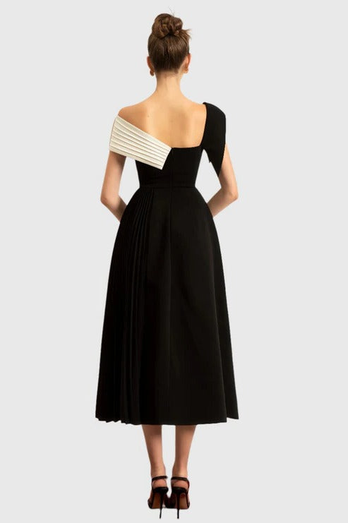 Women’s One Shoulder Midi Dress