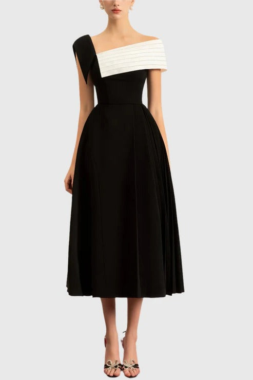 Women’s One Shoulder Midi Dress