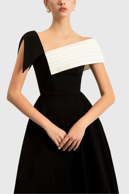 Women’s One Shoulder Midi Dress