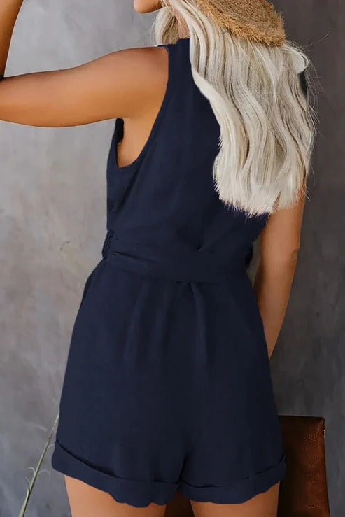 Women’s Short Jumpsuit with Pockets