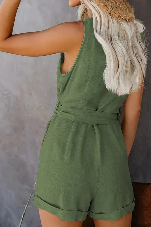 Women’s Short Jumpsuit with Pockets
