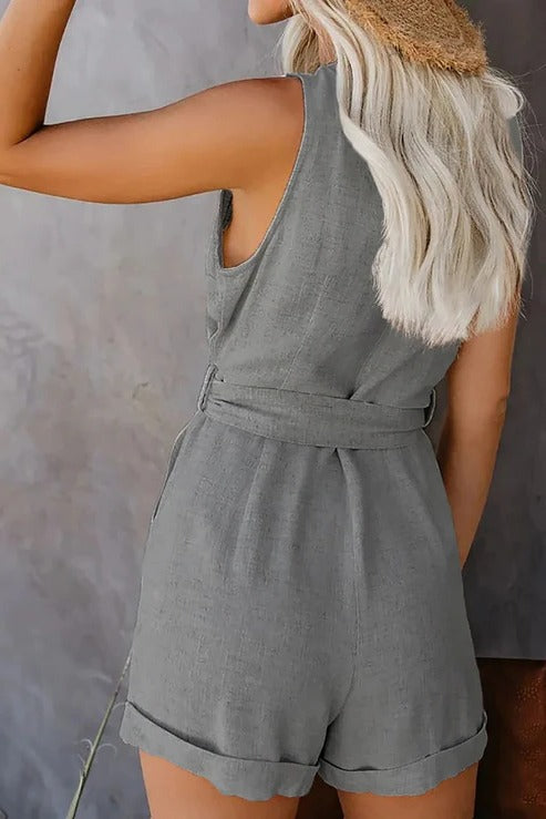 Women’s Short Jumpsuit with Pockets