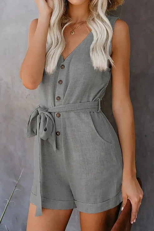 Women’s Short Jumpsuit with Pockets