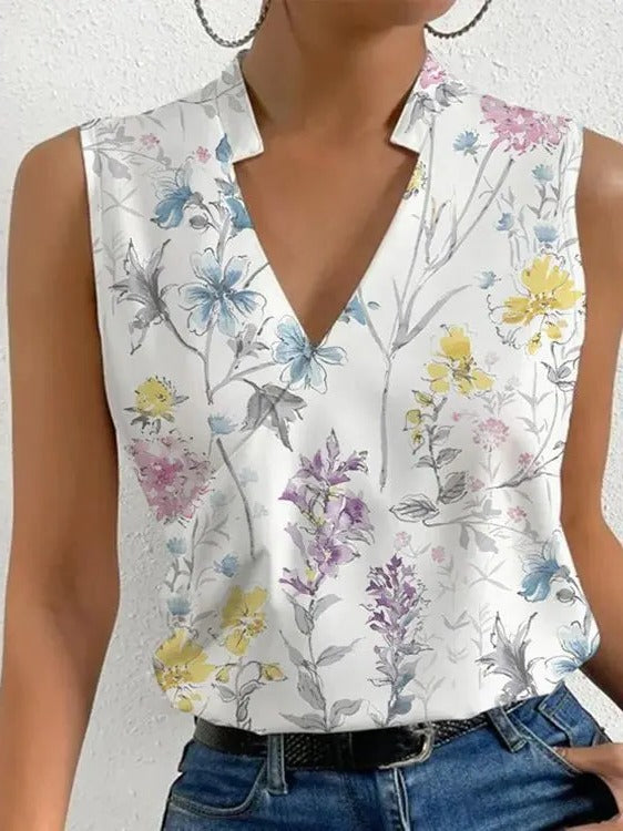 Women’s Summer V-Neck Top
