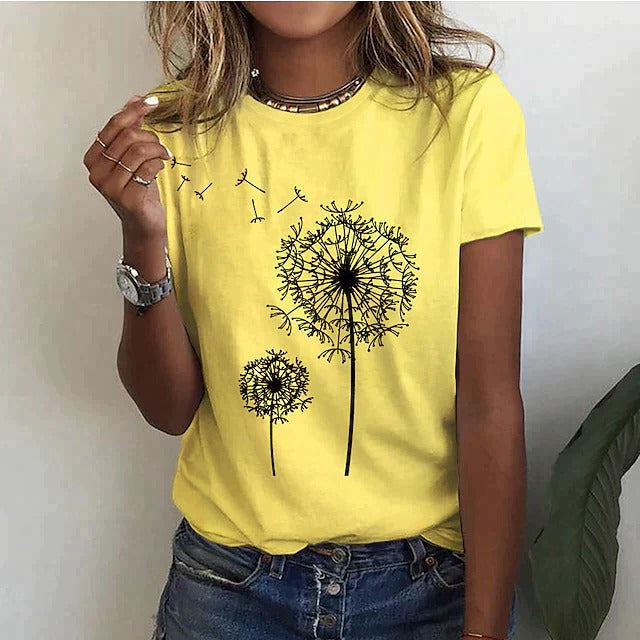 Women’s Summer Crew Neck T-Shirt