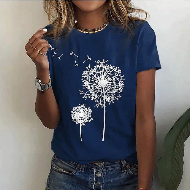 Women’s Summer Crew Neck T-Shirt