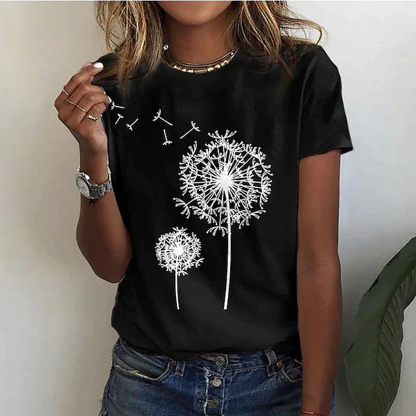 Women’s Summer Crew Neck T-Shirt