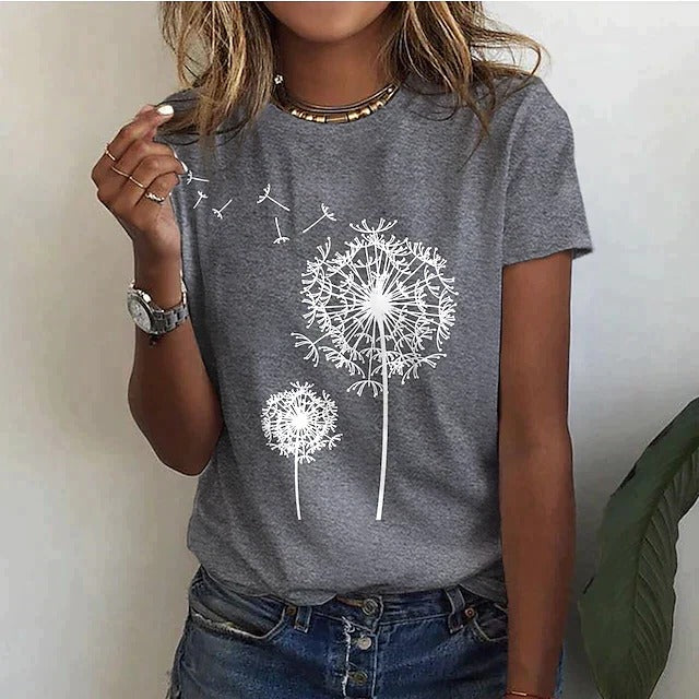 Women’s Summer Crew Neck T-Shirt