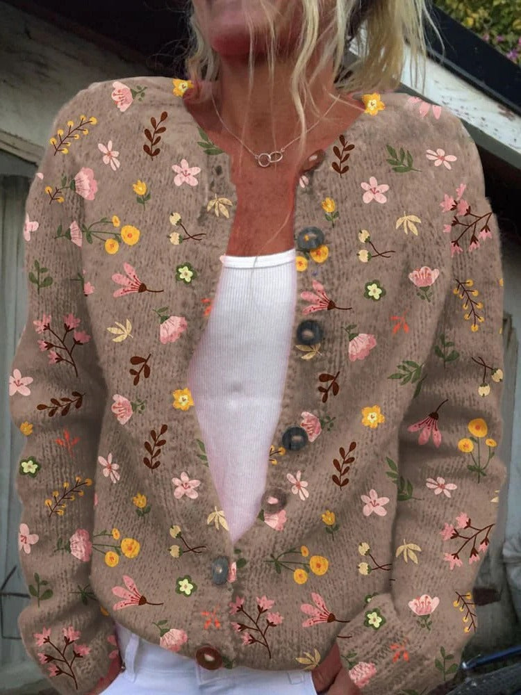 Women’s Floral Cardigan