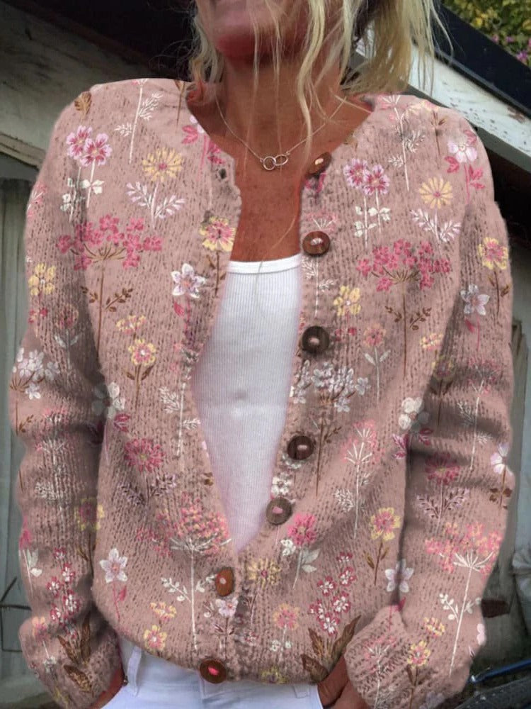 Women’s Floral Cardigan