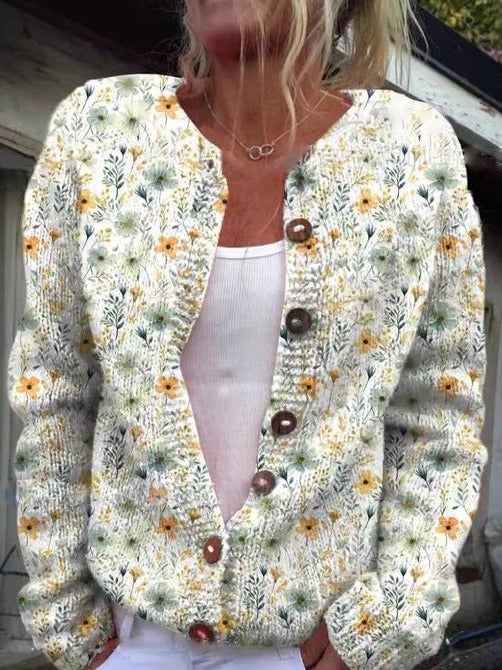 Women’s Floral Cardigan