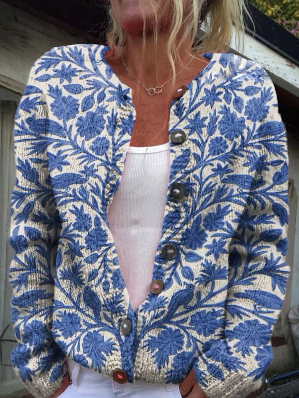 Women’s Floral Cardigan