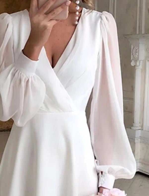 Women’s Midi Length Wedding Dress