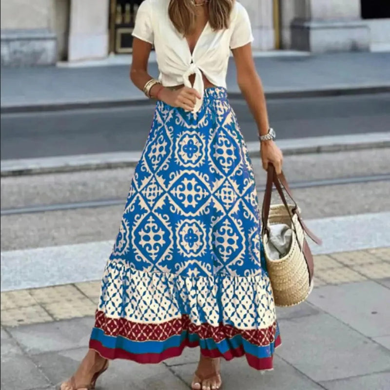 High Waisted Summer Skirt for Women