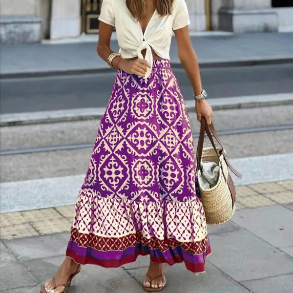 High Waisted Summer Skirt for Women