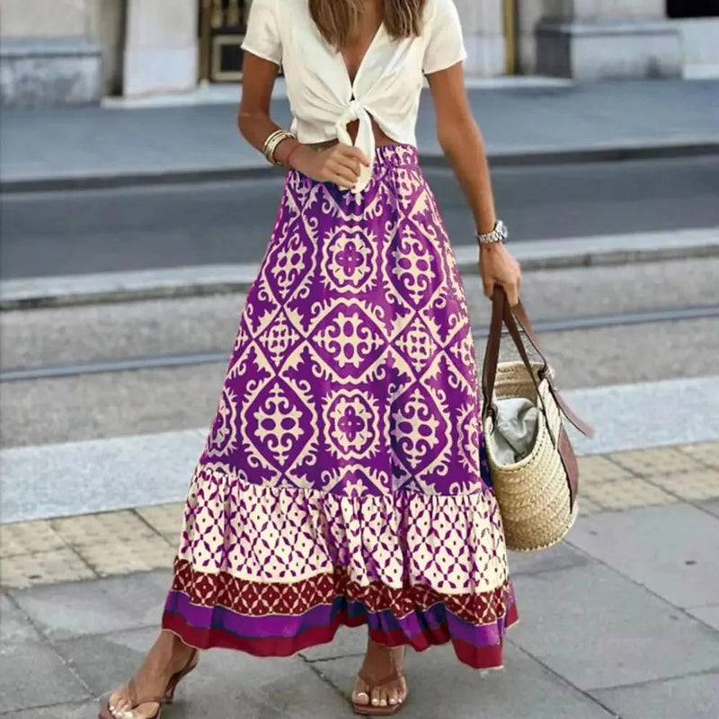 High Waisted Summer Skirt for Women