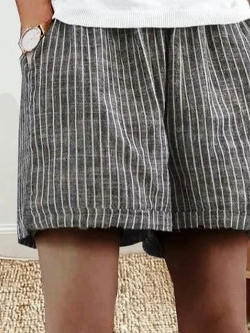 Loose Casual Striped Shorts