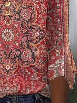 Women's Casual V-Neck Blouse