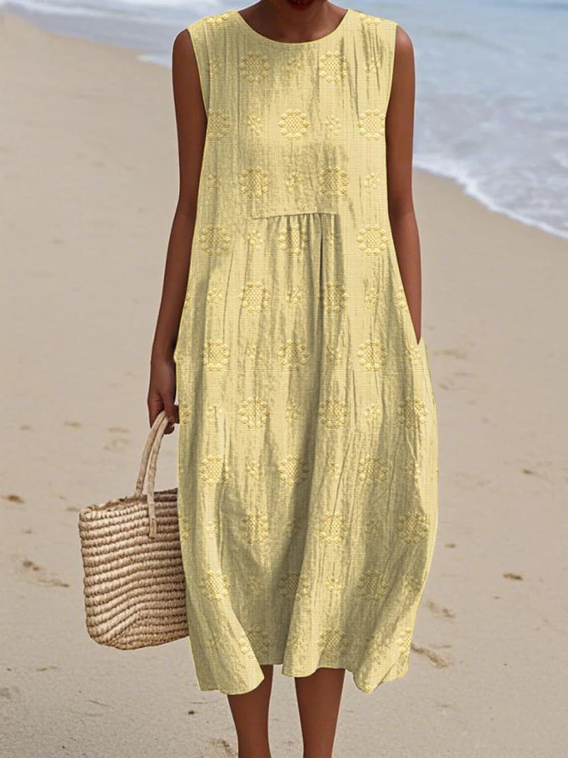 Women's Sleeveless Midi Dress