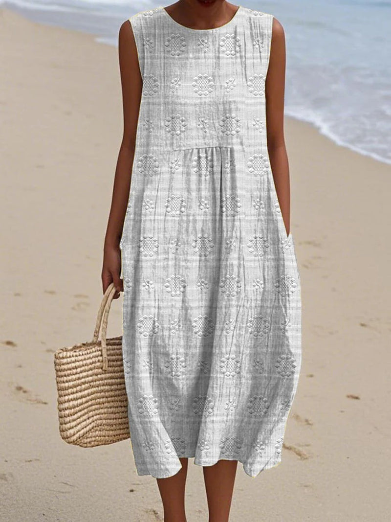 Women's Sleeveless Midi Dress